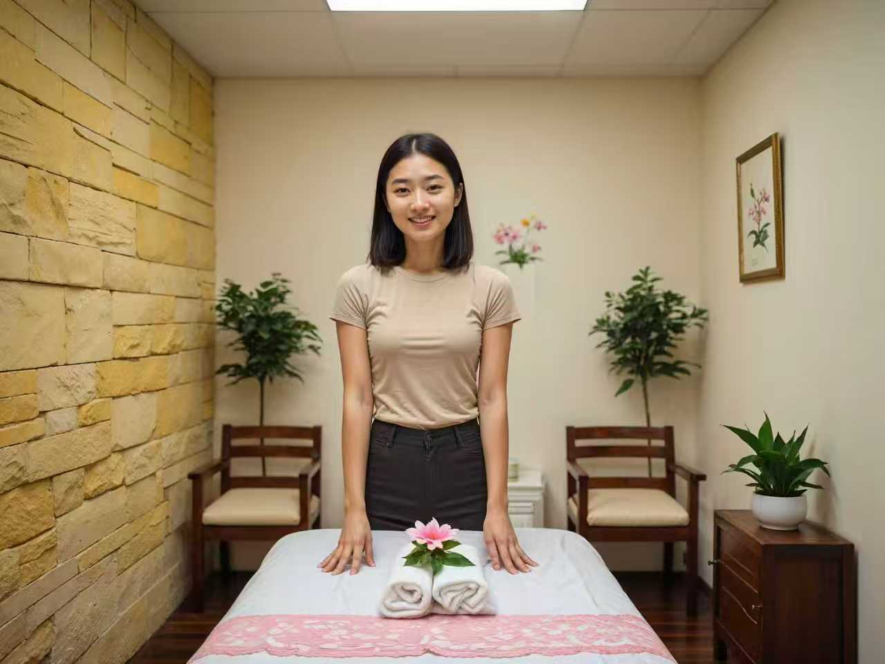 A A Spa massage