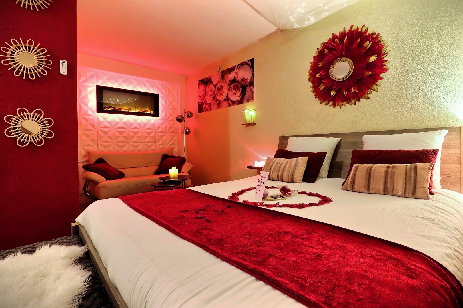 Nuit romantique avec jacuzzi et coin cinema Toulouse Blagnac