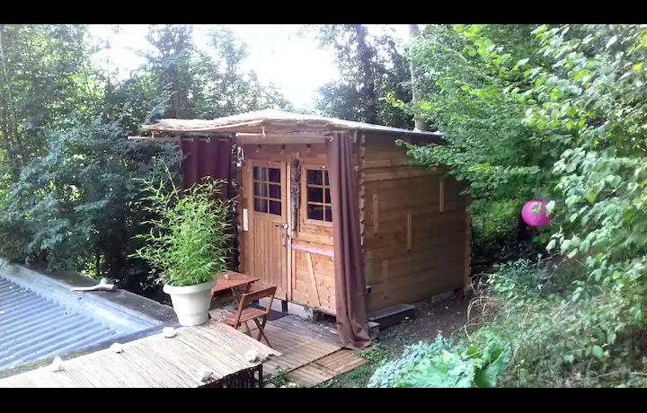 Insolite Cabane et Jacuzzi exterieur privatif