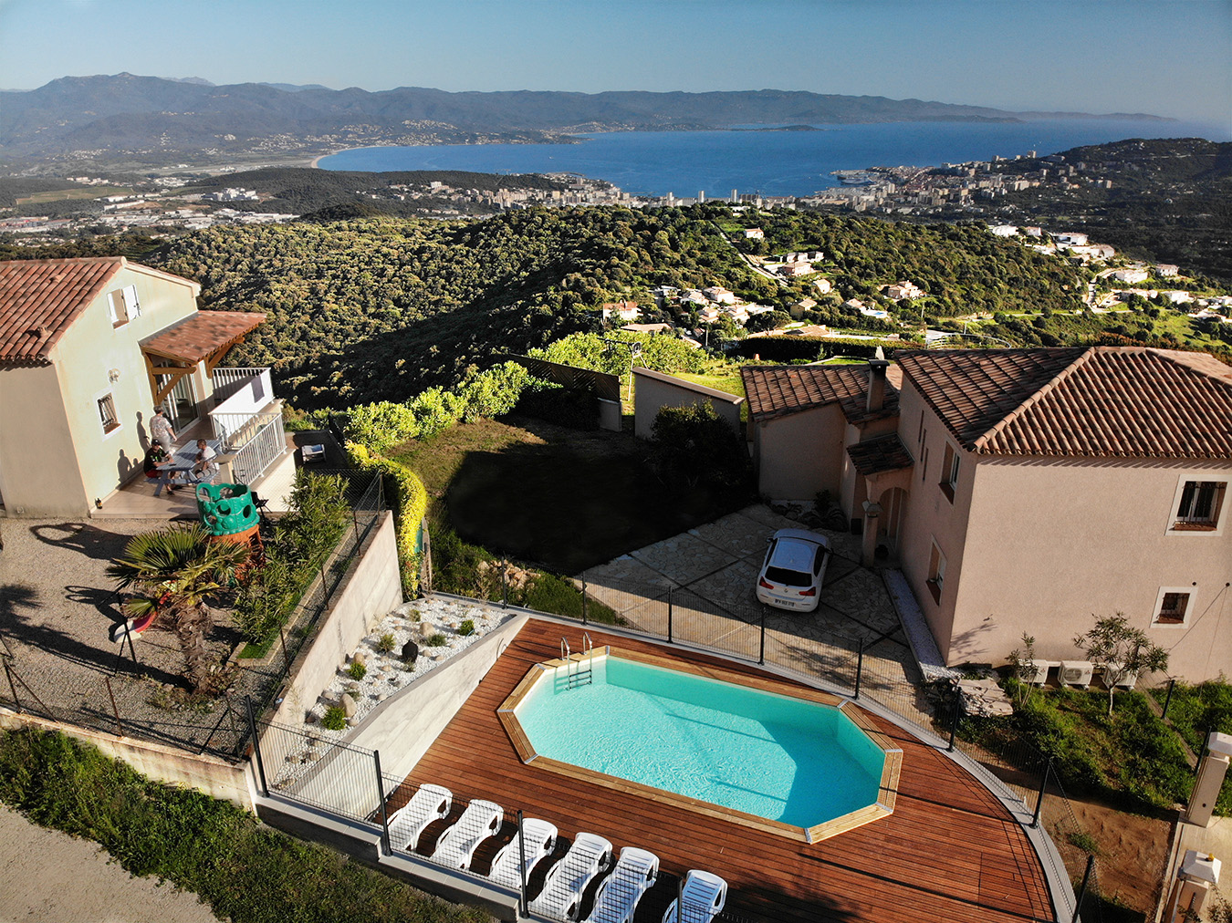 Gites Sassone en Corse. Location de vacances a Ajaccio