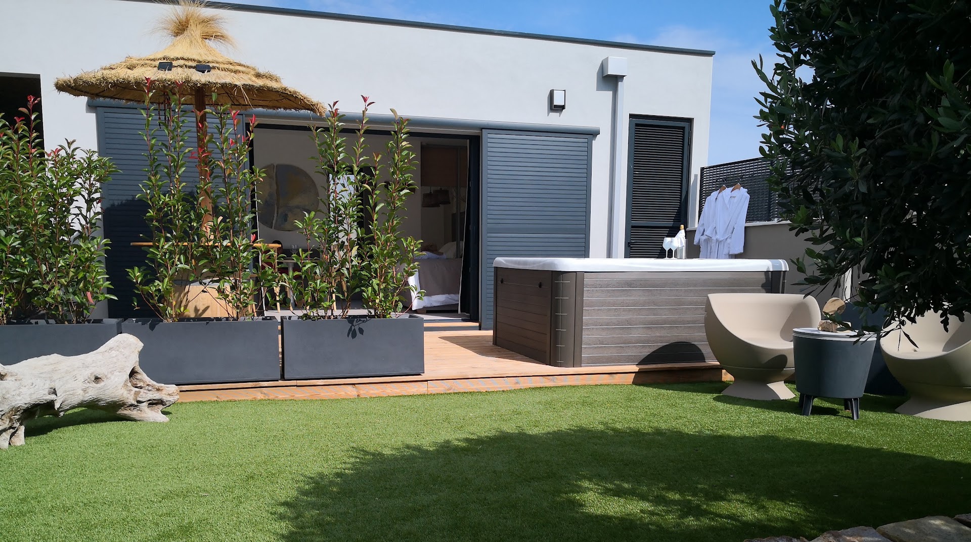 Chambre d'hotes Suite L'Inattendu Spa privatif & espace bien-etre.