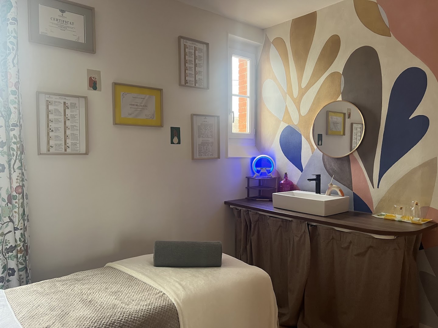 Cabinet de velours - Massages craniens -Reflexologie