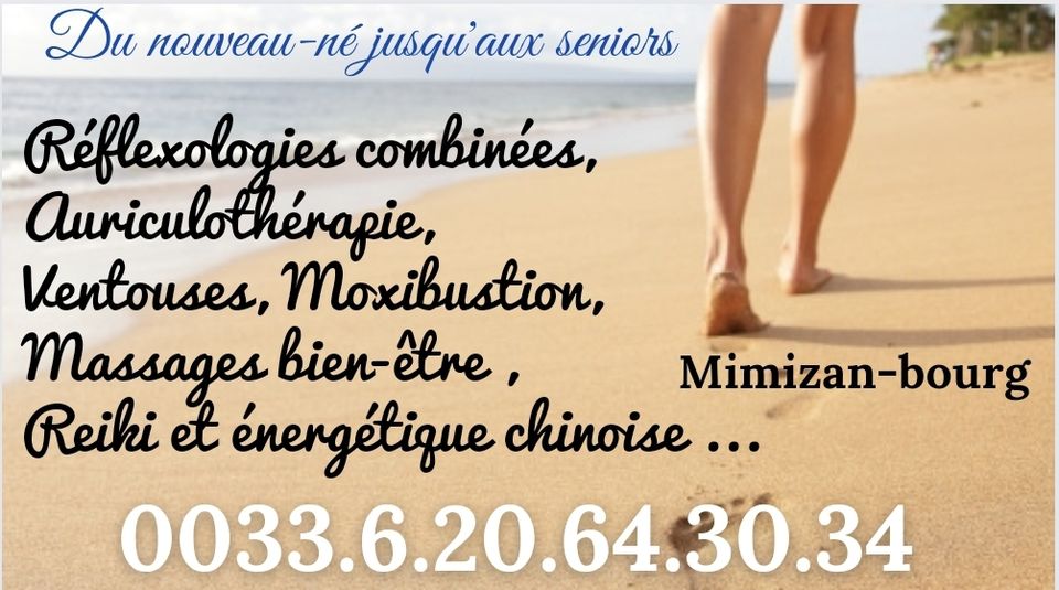 Jessica Gomes Pascual Multi-reflexologies, energetique et massages bien-etre et duo a Mimizan