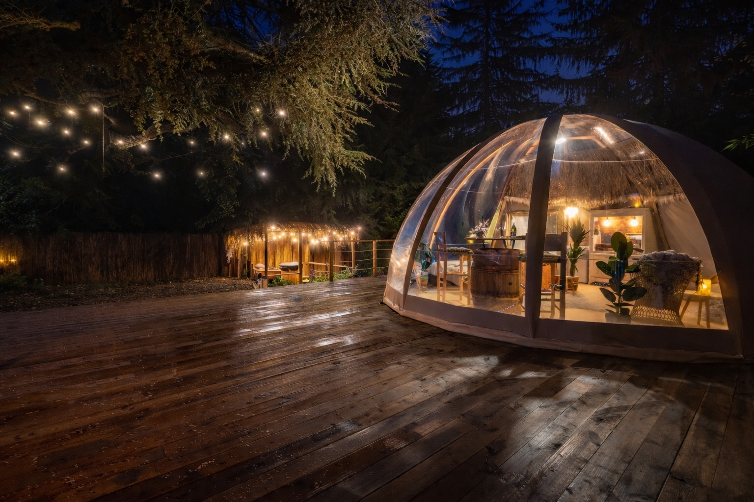 bulle insolite avec Spa dans l'Ain