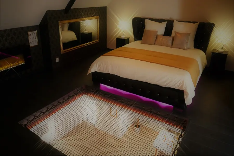 Harmonie Gite et Spa :Love room avec spa, sejour romantique, week end en amoureux, proche Dinard, cote d'Armor, Bretagne