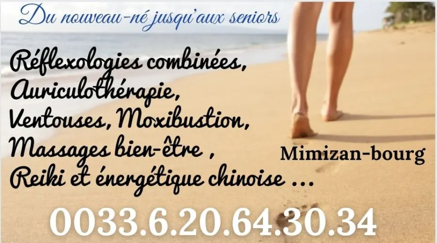 Jessica Gomes Pascual Multi-reflexologies, energetique et massages bien-etre et duo a Mimizan