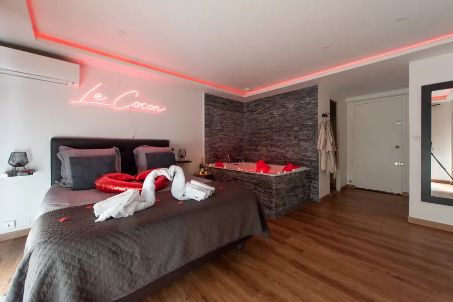 Le Cocon - SPA | Sauna | Jacuzzi | Video-projecteur | Love Room
